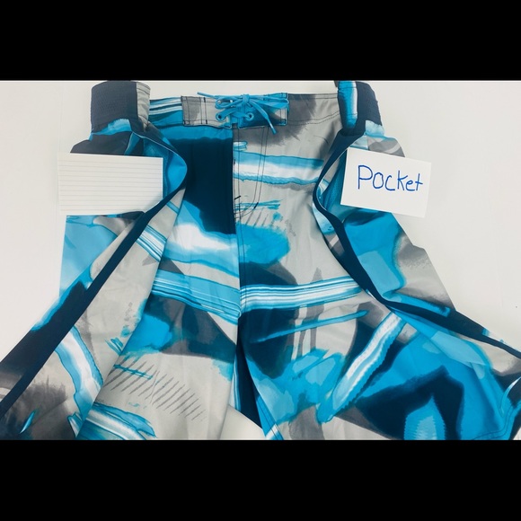 NIKE Mens Board Shorts Sz 4XL DIVERGE 12Swim Trunk - Picture 8 of 13